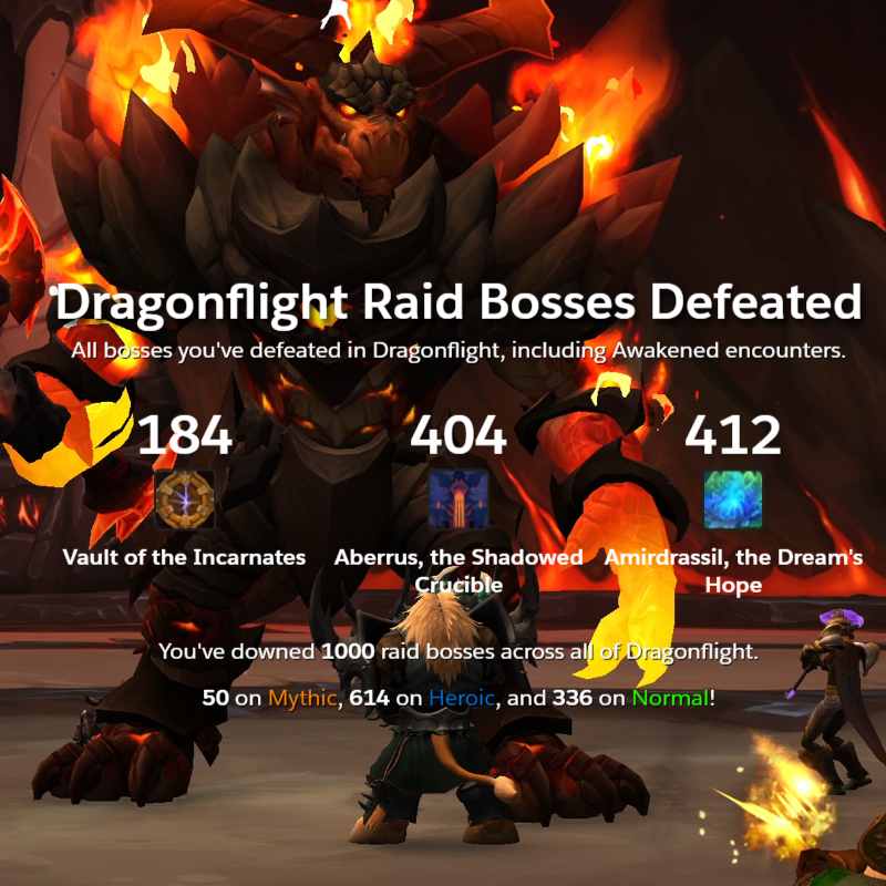 Nadejha's tweet photo. As is tradition - https://t.co/h3ZWtwYqOc RECAP!. With the end of Dragonflight it's time to reminisce over how much I should have been touching grass! #wacraft @RaiderIO_WoW https://t.co/i0h1xSw57C
