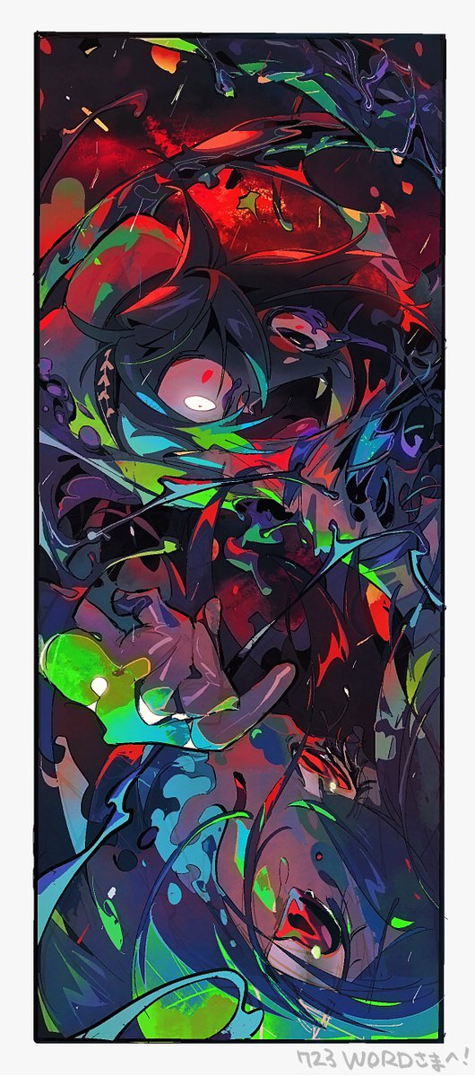 過去にリクエストで描かせていただいたイラストです!(ありがとうございます…!🙇💦)
自分的に違う雰囲気の絵で選んだつもり… 