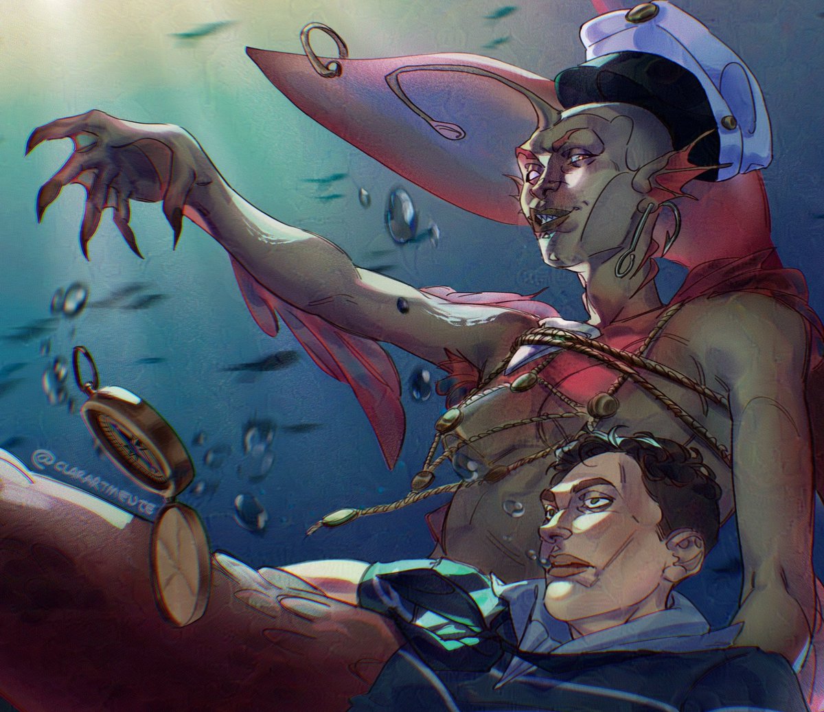 ClarartMente's tweet image. Hi, I'm Clara ! A freelance illustrator &amp;amp; junior concept artist ! Thank you so much for stopping by to learn a little more about me and my work ♥︎

🔗 linktr.ee/clarartmente
💌 ko-fi.com/clarartmente
🩵 artstation.com/clarartmente