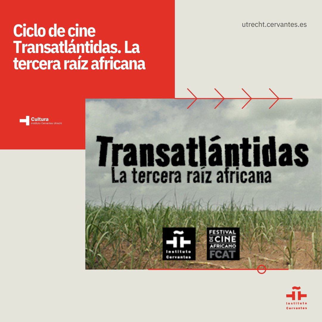 ICUtrecht's tweet photo. Del 18/09 al 10/12 podremos disfrutar del ciclo de cine “Transatlántidas” en OBA. 

En colaboración con el Festival de Cine Africano de Tarifa el IC presenta la tercera raíz de Latinoamérica, la del legado geográfico y cultural de la raza africana. https://t.co/uRJabQ2I2S