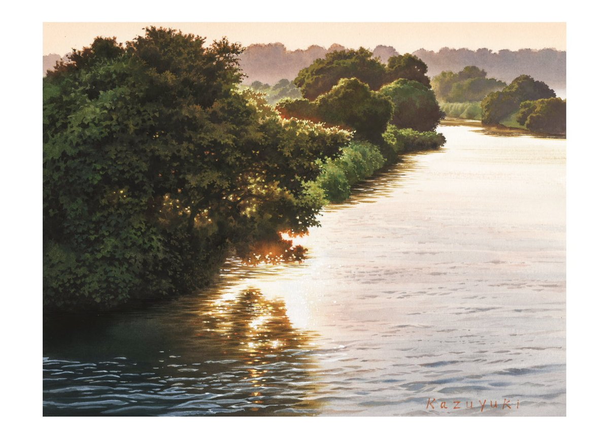 煌めく時間の中で
#風景画、#水彩画、#アート