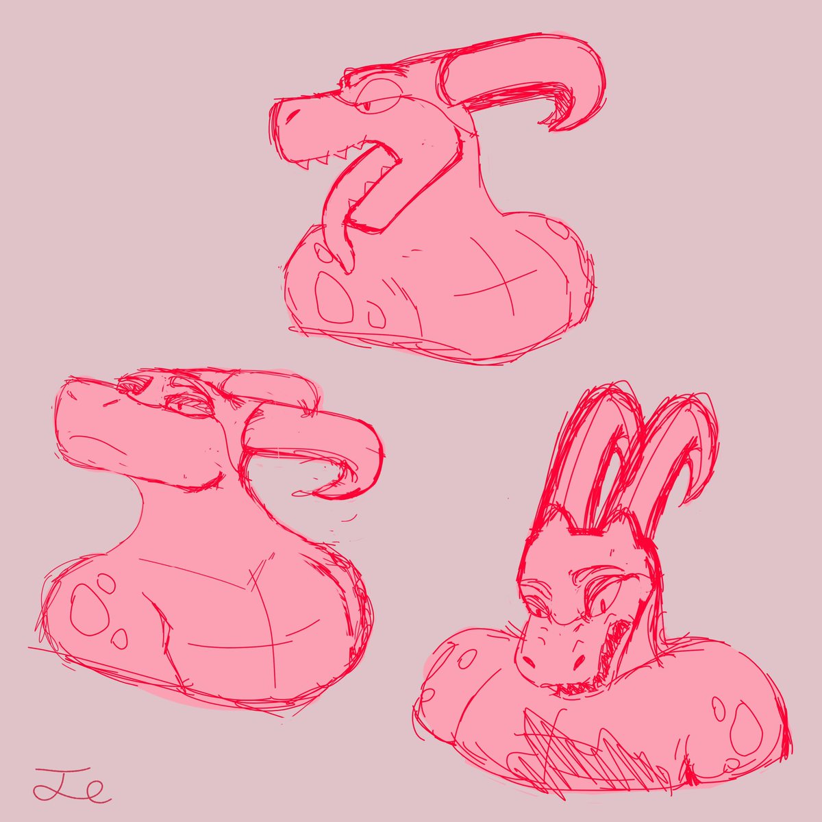 JaiMagenta's tweet photo. Trying to test out digital sketching again, since it helps me get the shapes I want from the drawings. Just did a few headshots of my DnD character, Sol. I’m also trying to figure out her markings a bit more.

#art #DnD https://t.co/MNbu9xI00I