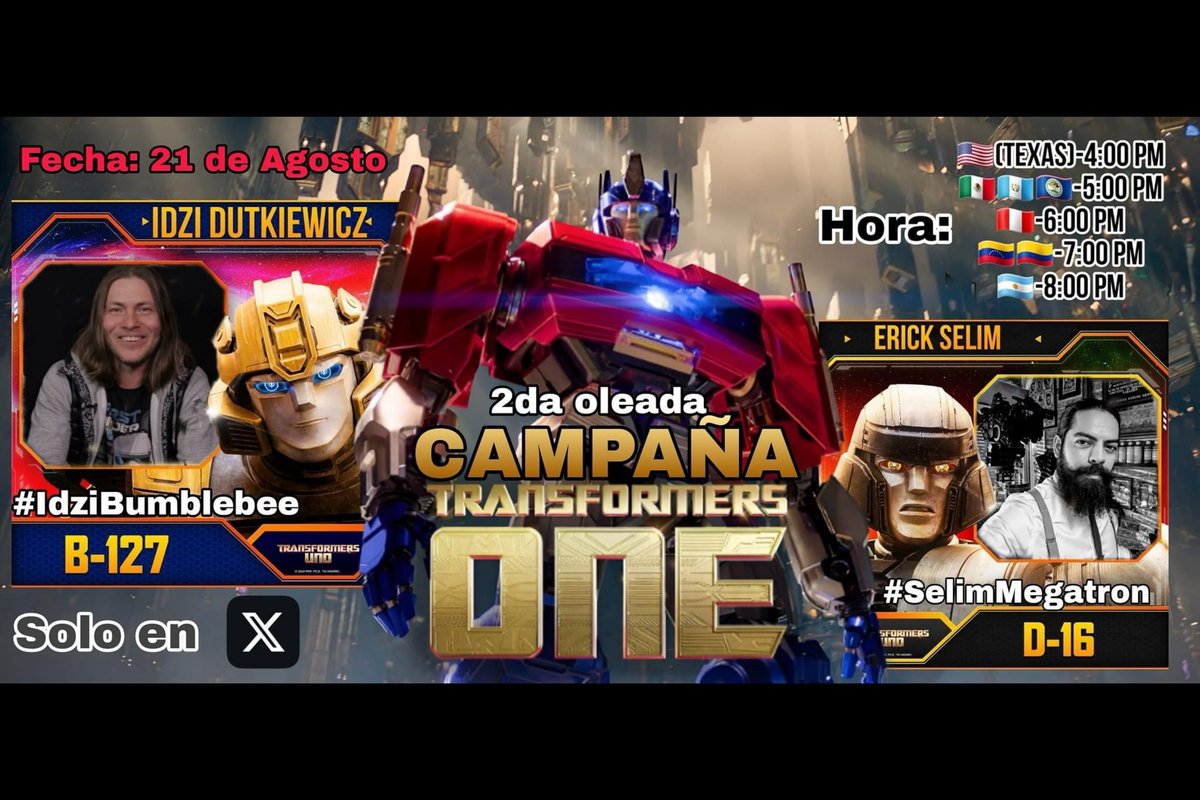 novoide's tweet photo. Hoy se realizará otro intento pero directamente con @Hasbro #TransformersOne #TransformersUno https://t.co/01gVf3XKs7