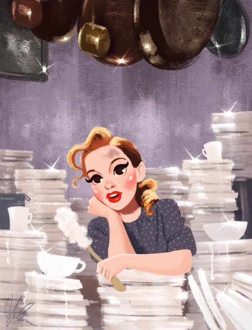 iShowTunes's tweet photo. #JudyGarland, #LookForTheSilverLining Musical Number Screen Shot from #TillTheCloudsRollBy (1946) with accompanying Illustration by #DylanBonner. https://t.co/ZKGXGOiX5j