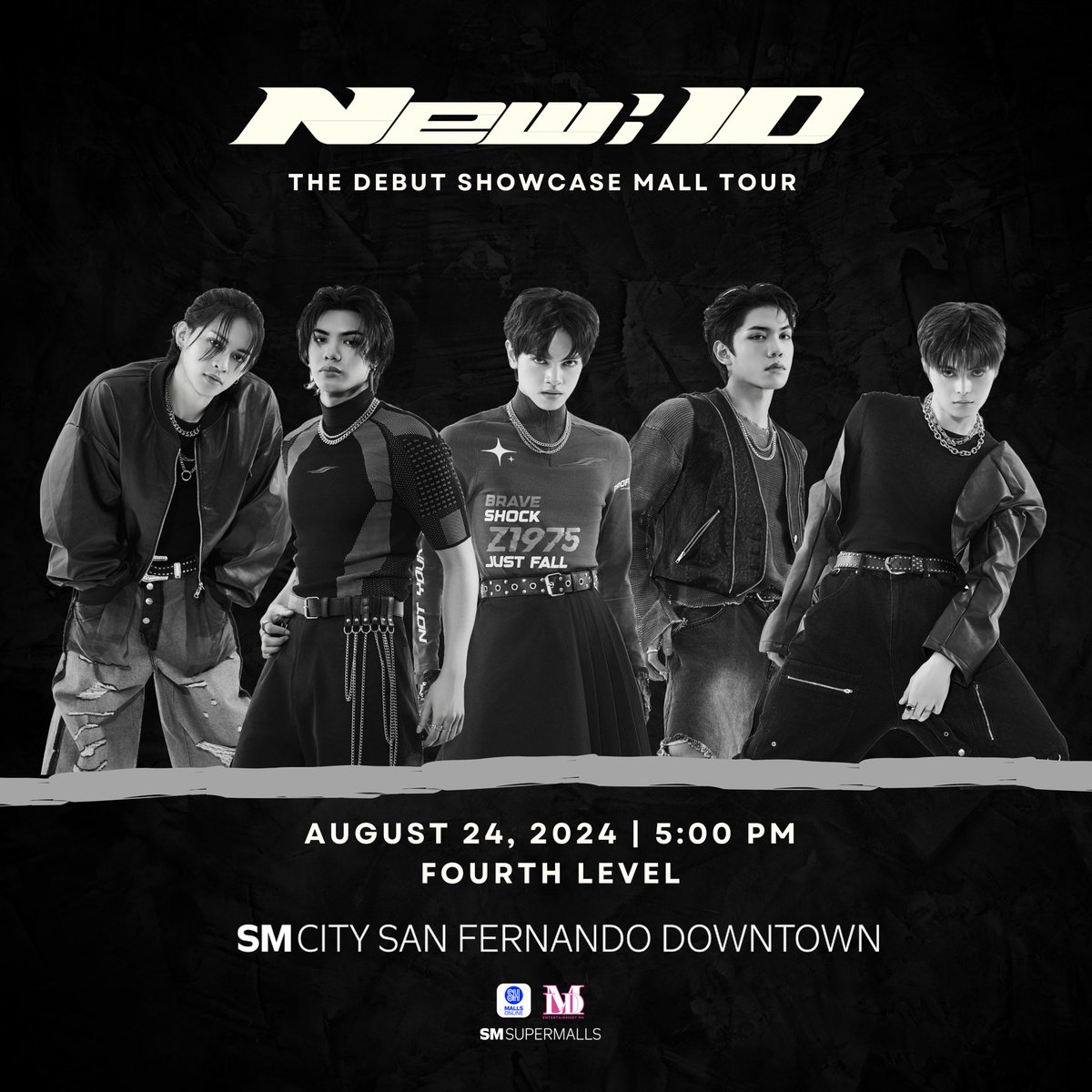 official_newID's tweet photo. [📣] New:ID “THE DEBUT SHOWCASE MALL TOUR”

August 24, 2024 | 5 PM 
📍SM CITY SAN FERNANDO DOWNTOWN 
August 25, 2024 | 5 PM 
📍SM CITY VALENZUELA 

#New_ID #뉴이드 https://t.co/anaqyF8QEh