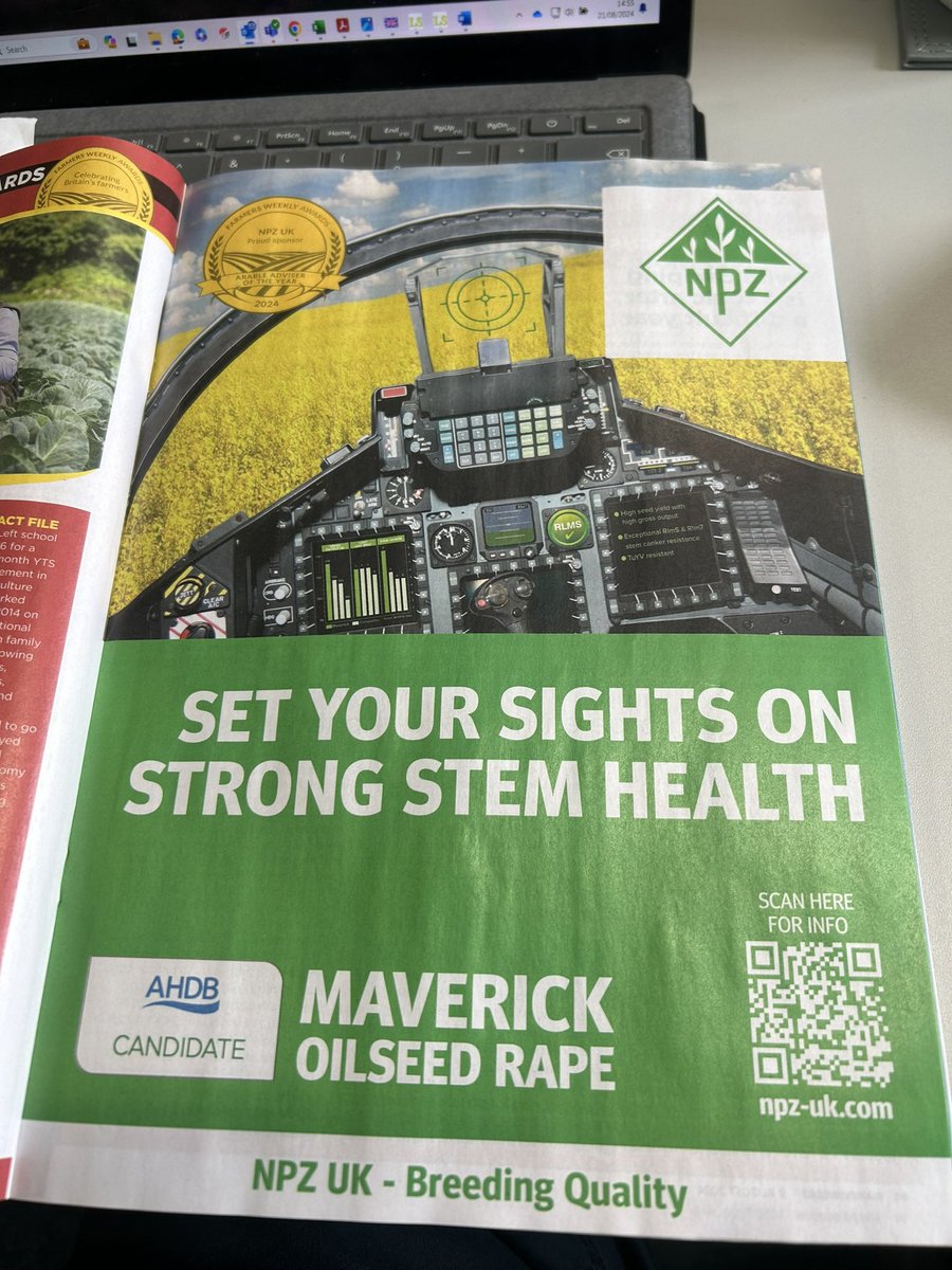 Seedsman1986's tweet photo. @NPZ_UK are proud to be sponsoring the Arable Advisor of the Year category @FarmersWeekly #awards good luck to Ben, Stuart and Richard #NPZUK #BreedingQuality https://t.co/YKcJv0yF3g
