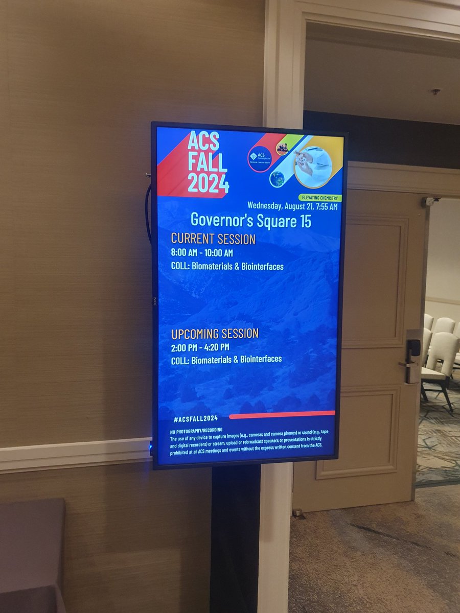 Swifthom's tweet photo. Day 4 of #ACSFall2024 and I have 3 seperate talks for 3 seperate divisions: Colloids, Chem Ed and Polymer Materials. Should be a great day https://t.co/GVS9GeO4GQ