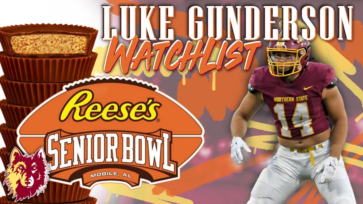 #GoWolves (@wolvesathletics) on Twitter photo Eyes on the peanut butter cups...
Yep that was a little nutty...
Okay we are done!
Luke Gunderson is on the <a href="/seniorbowl/">Panini Senior Bowl</a> Watchlist heading into 2024 for <a href="/NSUWolves_FB/">Northern State Football🐺 🏈</a>!!
#BestOfTheBest | #TheDraftStartsInMOBILE
#GoWolves🐺 | #maroonNgold🐾
READ MORE ⬇️
nsuwolves.com/news/2024/8/21… Eyes on the peanut butter cups...
Yep that was a little nutty...
Okay we are done!
Luke Gunderson is on the <a href="/seniorbowl/">Panini Senior Bowl</a> Watchlist heading into 2024 for <a href="/NSUWolves_FB/">Northern State Football🐺 🏈</a>!!
#BestOfTheBest | #TheDraftStartsInMOBILE
#GoWolves🐺 | #maroonNgold🐾
READ MORE ⬇️
nsuwolves.com/news/2024/8/21…