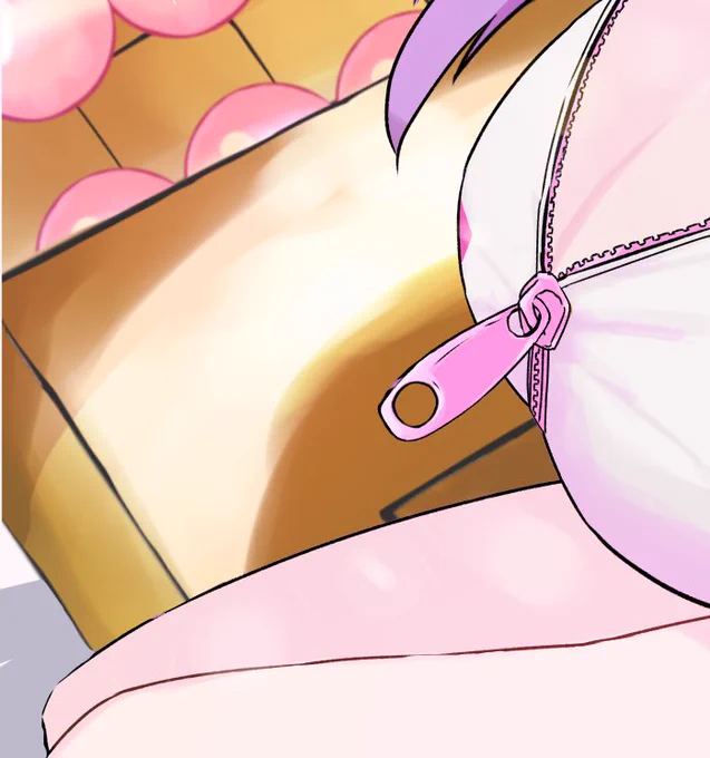 リップちゃんココ好きポイントで言いそびれてどうしても言いたいので言わせてください…胸元がパツパツすぎてチャックが垂れずにピンてなってるのと、パツパツすぎる水着のシワがすきあと腕のキラキラが生足に反射するのもすきです 