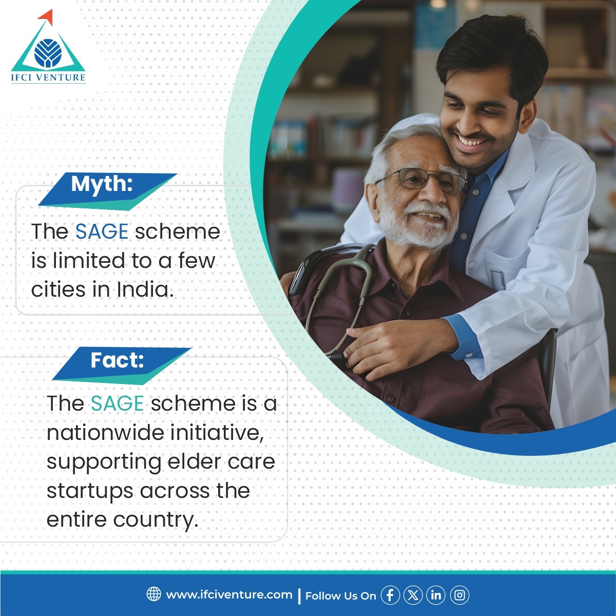 The SAGE scheme isn’t confined to just a few cities. In actuality, it’s a nationwide initiative, extending support to elder care startups across all corners of India.

#SAGE #IFCIVCF #GovernmentFunds #startupindia