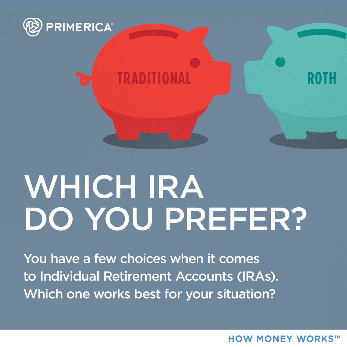 JQLindsay's tweet photo. You have a few choices when it comes to Individual Retirement Accounts (IRAs). Which one works best for your situation? #TheRealHowMoneyWorks

https://t.co/KwZ4x5ndvB https://t.co/ThQB1D5gRi