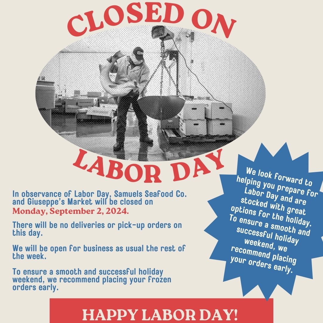 All Samuels locations will be closed on Monday, September 2nd in observance of Labor Day.