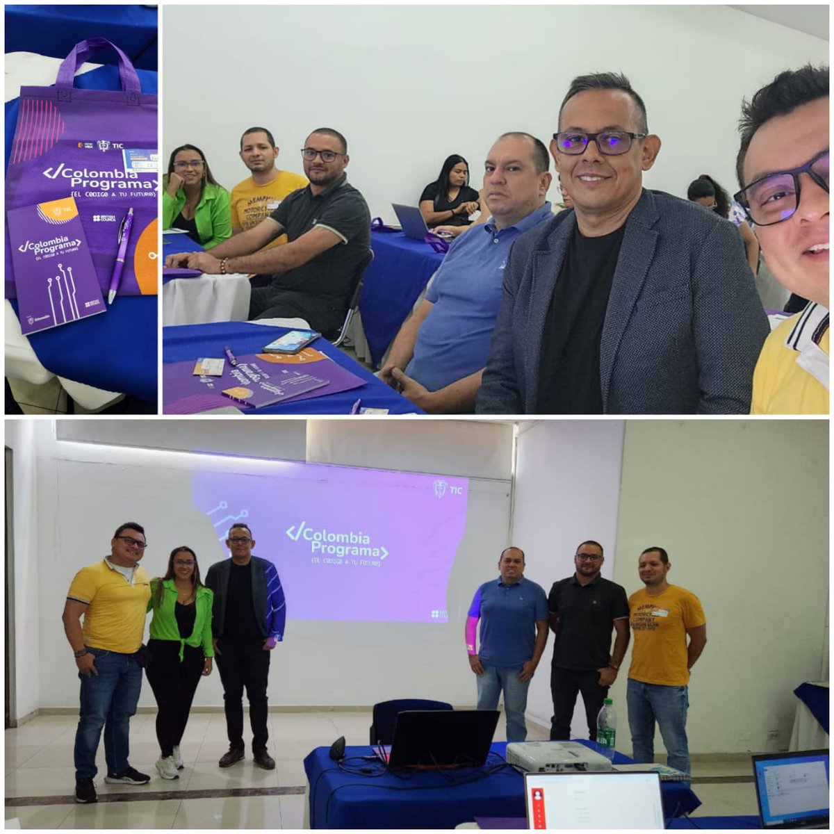 ✔️📚💛🤍🩷 Cartago presente en las Mesas Regionales de Validación  (Grupo 3).   </Colombia Programa>
Tema: Creación de las Guías de Pensamiento Computacional.
Participan la Institución Educativa Académico Institución Educativa Indalecio Penilla, GABO, y AHG
Felicitaciones!