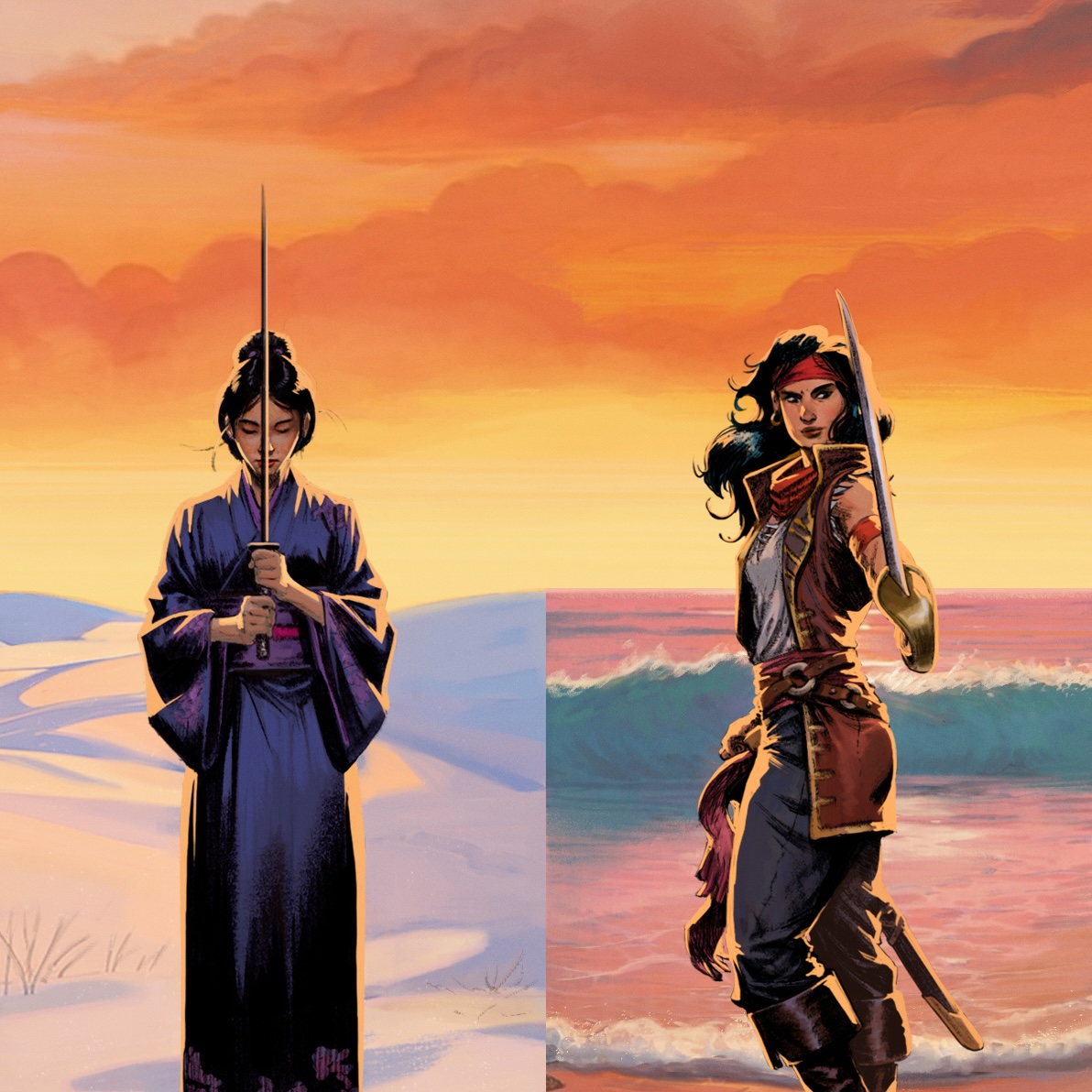 Well now... Doesn't that matching backdrop just look so suspiciously cool...?

THE SWORD OF KAIGEN &amp; WHERE LOYALTIES LIE #Kickstarter coming Sept 3! Sign up for a launch reminder today!

kickstarter.com/projects/wrait…