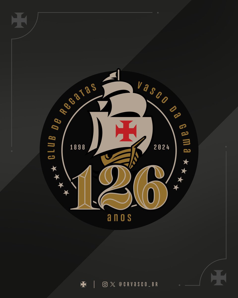 Parabéns ao Club de Regatas Vasco da Gama pelos seus 126 anos de muita tradição! 💢🎂

📸 Divulgação/Vasco