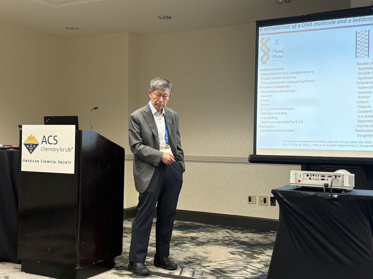 Today’s ladder polymer symposium starts from prof. Tien Yau Luh’s lecture!
<a href="/TheFangGroup/">Lei Fang TAMU</a> <a href="/YanXiaLab/">Yan Xia</a>