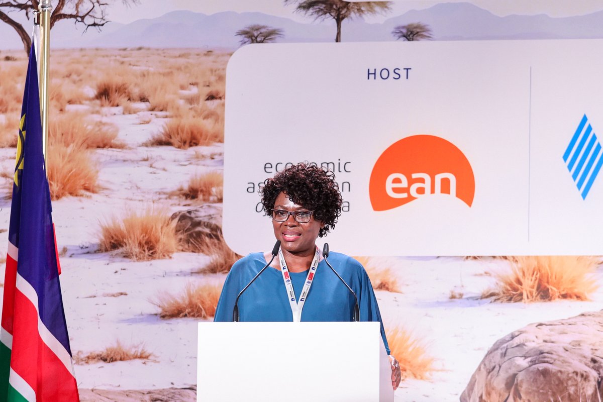 EANamibia's tweet photo. |Namibia Oil and Gas Conference 2024_Day_2|
Ms. Nangula Uaandja, the CEO of the Namibia Investment Promotion and Development Board, made the formal introduction and shared the objectives of the conference at the official opening.
#NOGC #NAMIBIAOILANDGAS2024 #NOGC2024 https://t.co/MPuLG9nIt5