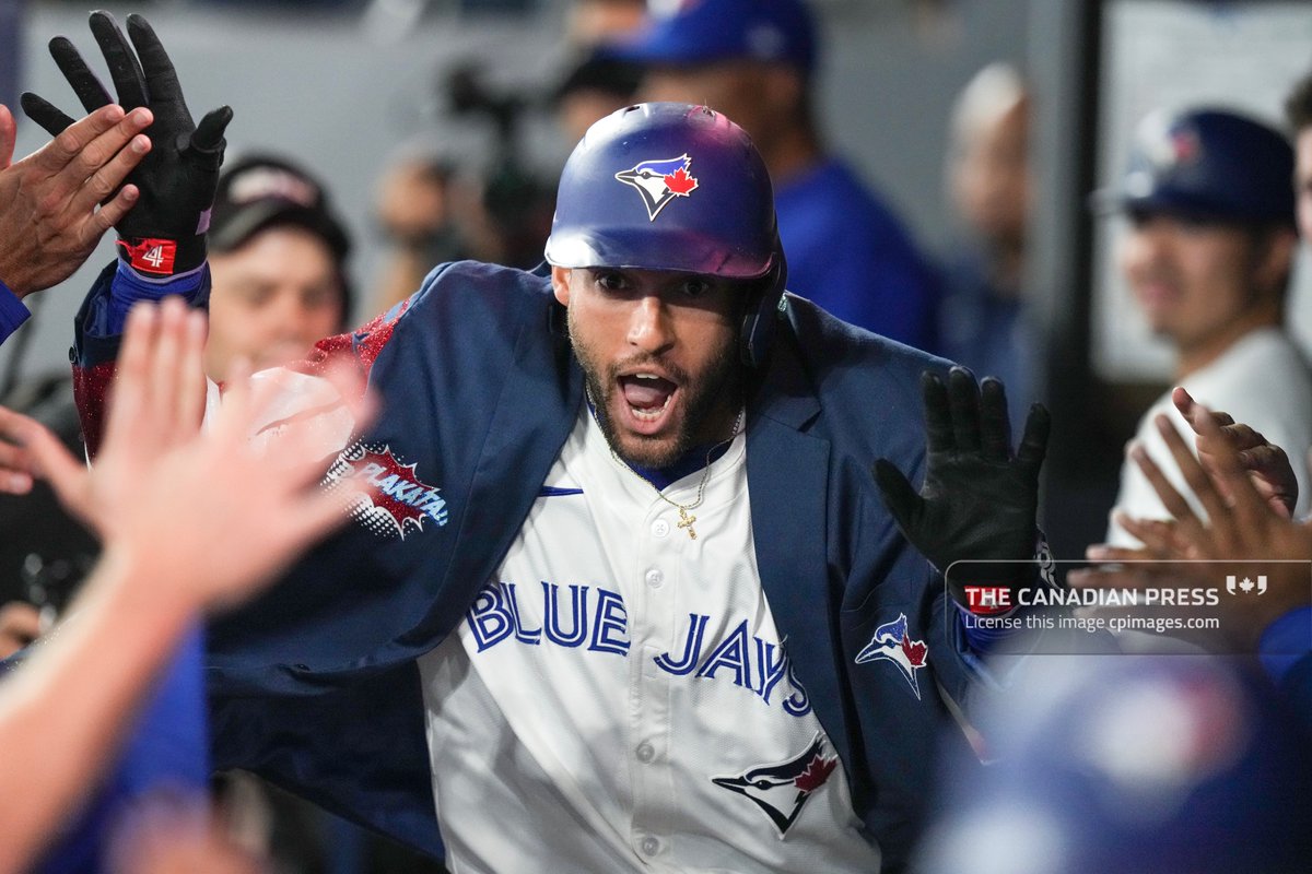 Great night for George Springer - 2HR game for #BlueJays #TOTHECORE