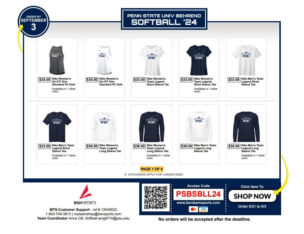 TEAM STORE IS OPEN!!! 

bsnteamsports.com/shop/PSBSBLL24