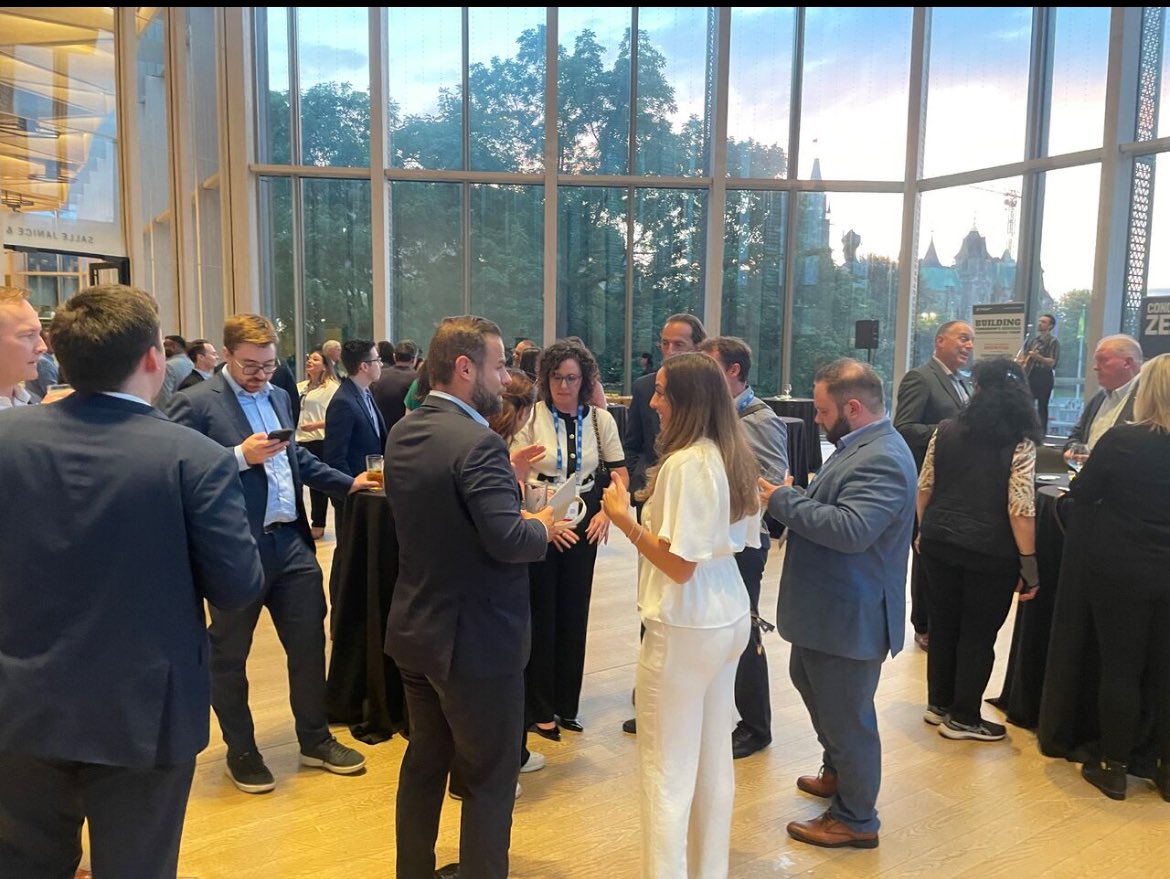 Spent the last 4 days at #AMO2024 in Ottawa connecting with municipal and provincial leaders. Proud to highlight the vital role the masonry industry plays in Ontario's construction sector. Thanks to Minister of Labour <a href="/DavidPiccini/">David Piccini</a> for joining our reception!
#onpoli