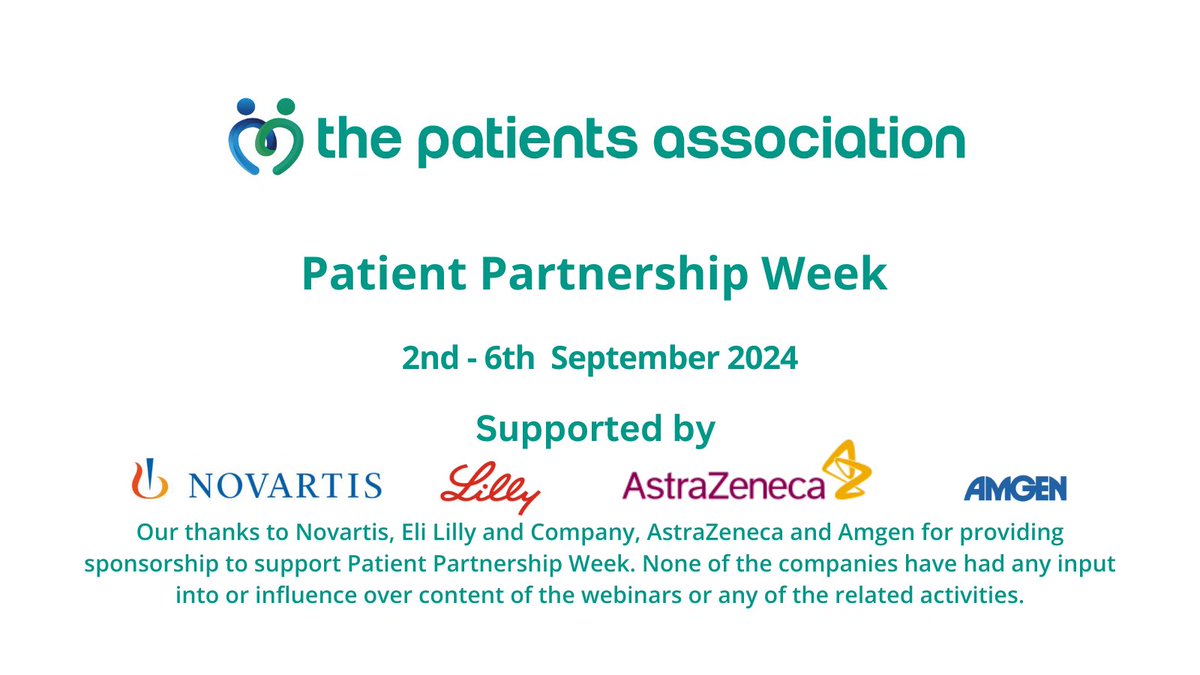 Haris Sultan (@harissultann) on Twitter photo Excited to join <a href="/PatientsAssoc/">Patients Association</a> webinar on how to empower patients as equal partners in care with <a href="/rachelpower222/">Rachel Power</a> and the @UniofBristol EPIC project. We’ll explore #EpistemicInjustice in healthcare and how to ensure every voice is heard.
Sign up here 👉 patients-association.org.uk/Event/empoweri… Excited to join <a href="/PatientsAssoc/">Patients Association</a> webinar on how to empower patients as equal partners in care with <a href="/rachelpower222/">Rachel Power</a> and the @UniofBristol EPIC project. We’ll explore #EpistemicInjustice in healthcare and how to ensure every voice is heard.
Sign up here 👉 patients-association.org.uk/Event/empoweri…