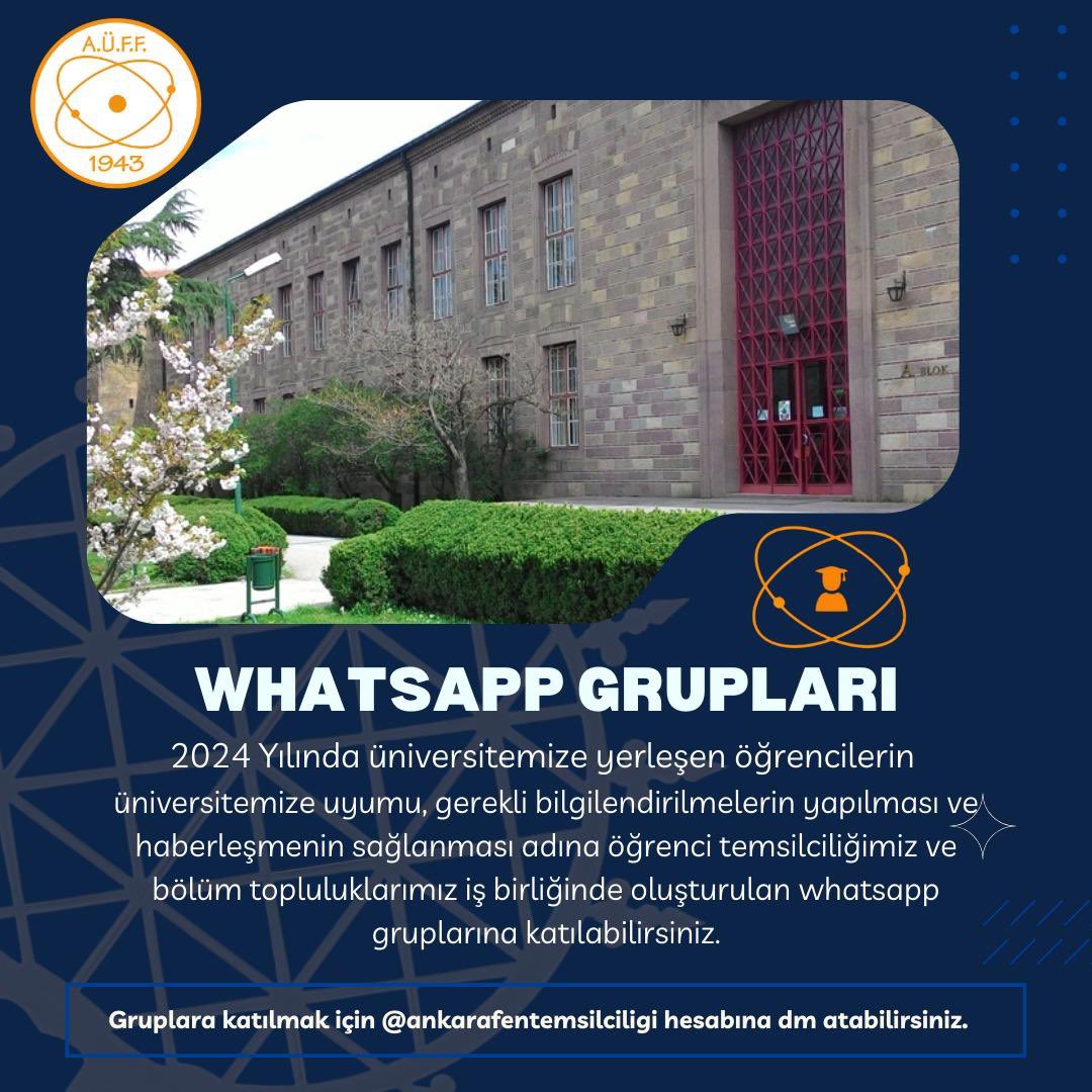 Fakültemiz öğrenci temsilciliği ile iletişime geçebilirsiniz. #ankarafen