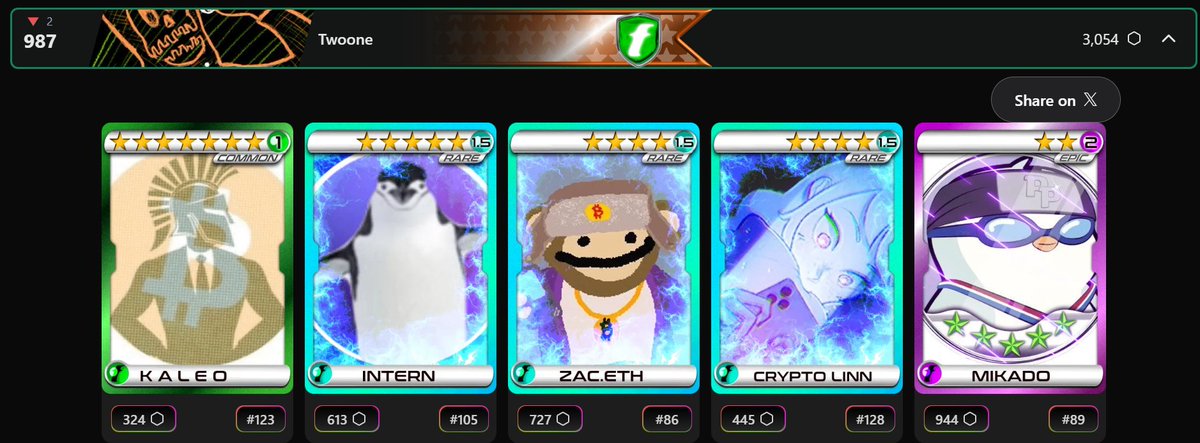 I need my heroes to start tweeting
<a href="/kaleo/">Kaleo</a>
<a href="/intern/">intern</a> 
<a href="/zacxbt/">zac.eth 🧙🏻‍♂️♦️</a> 
<a href="/crypto_linn/">🉐 Crypto Linn</a> 
<a href="/0xMikado/">mikado</a>