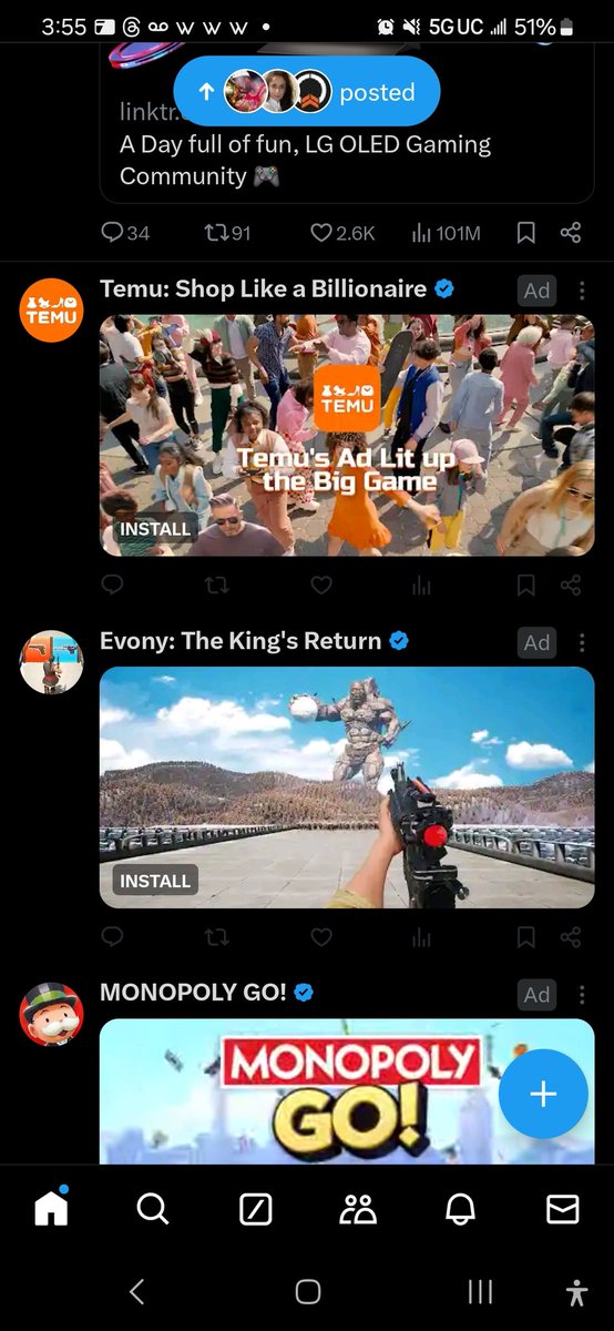 toontingy's tweet photo. Jesus, 4 ads in a row. Another reason to leave Twitter. https://t.co/rVmKEctveJ