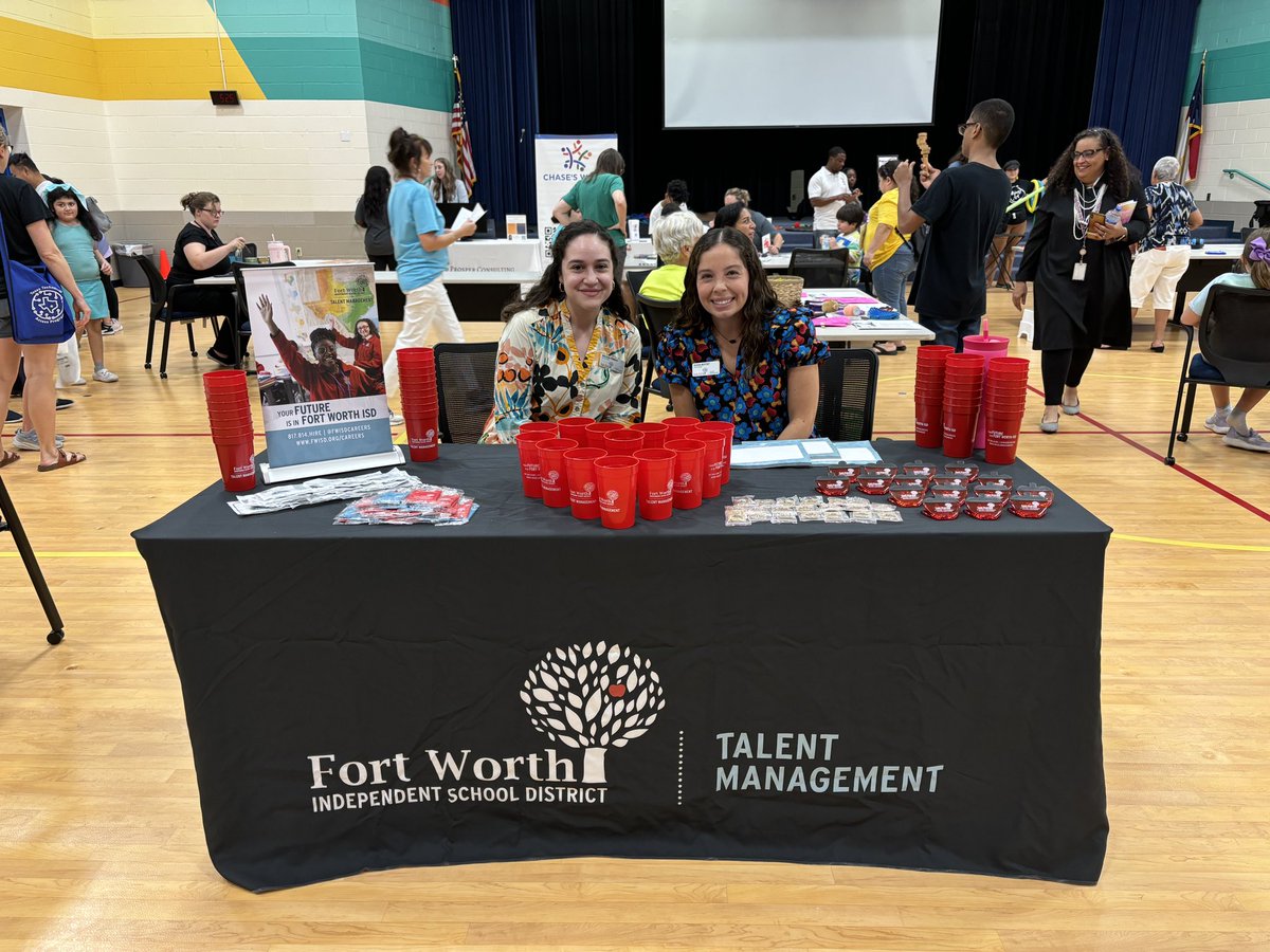 The Strategic Recruitment team attended the SEPTA Inclusion Fest last night at M.G. Ellis! It was awesome to see our students with their families &amp; community members from across Tarrant county.🍎✏️

#OneFortWorth