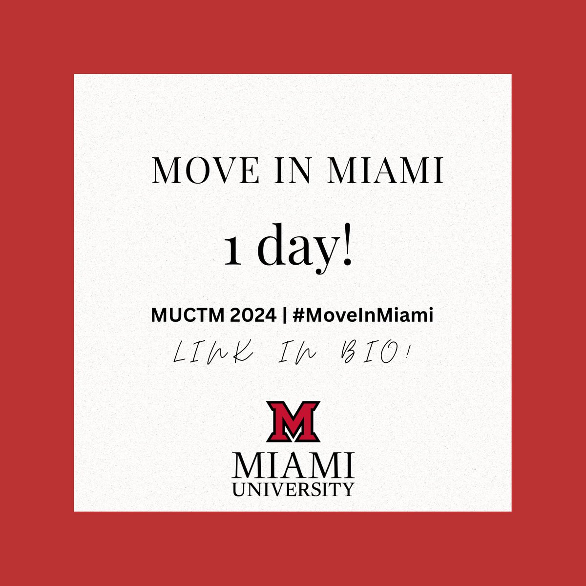 Miami U Council of Teachers of Mathematics tweet media