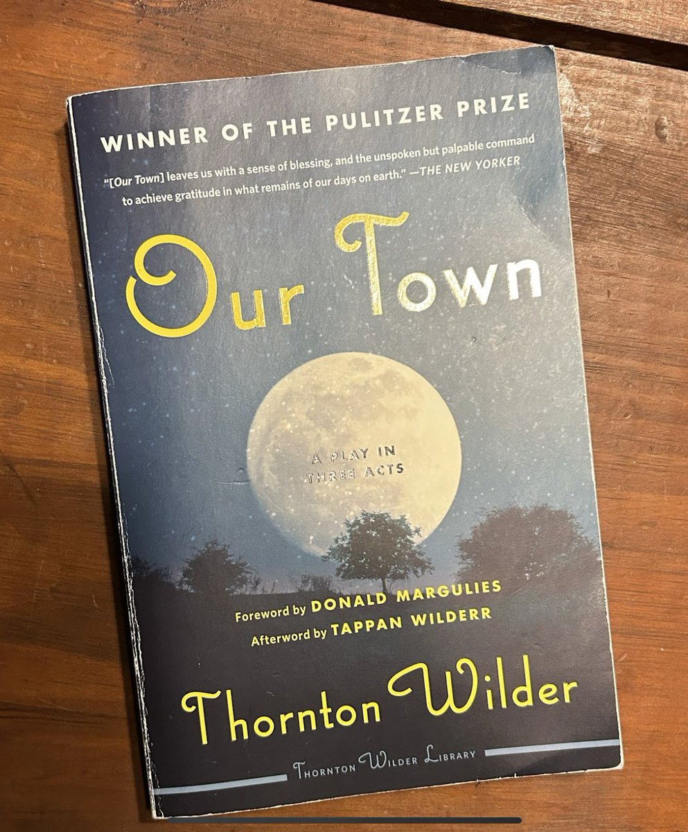 bookwormsITW's tweet photo. 20 friends in our community recently did a reading of Our Town, the wonderful Pulitzer winning play about the preciousness of life and community. A very moving experience. 

Suggestions for other plays that might work for a community reading? 

#bookthreads #bookwormsinthewild https://t.co/4GzTkdO9Mh