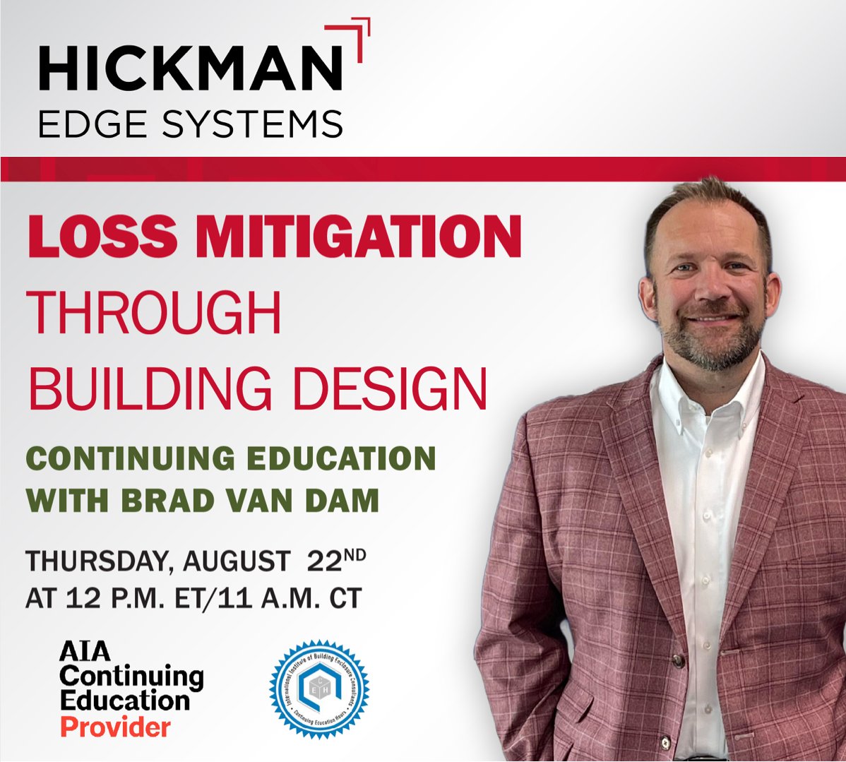 johnflbea's tweet image. Loss Mitigation Through Building Design 
AIA and IIBEC Approved Webinar
Thursday, August 22, at 12 p.m. ET / 11 a.m. CT
events.teams.microsoft.com/event/6c22b687…