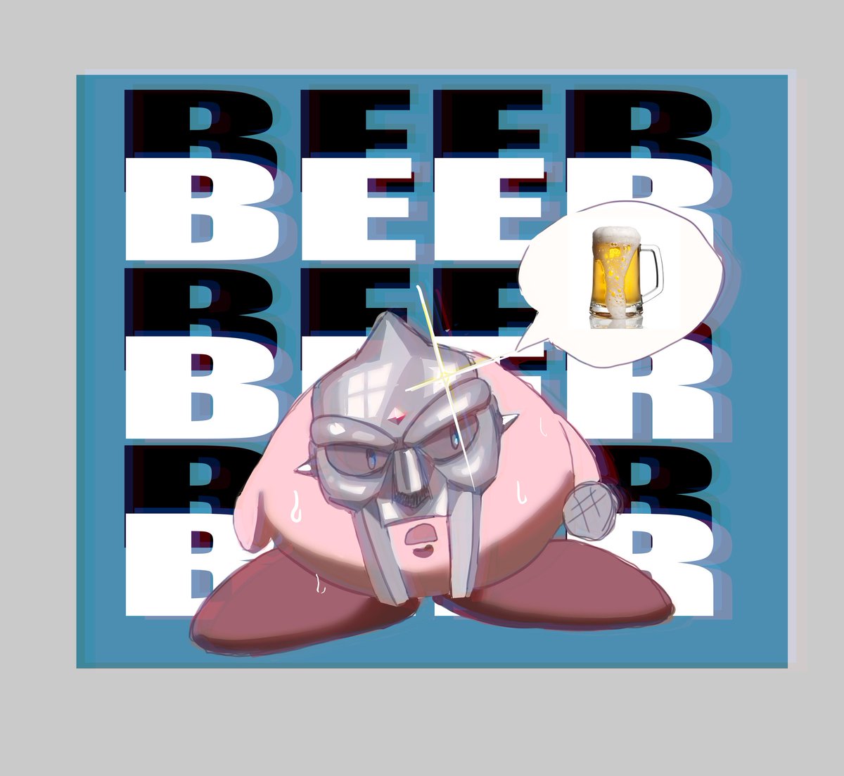 There's only 1 BEER LEFT!!
#digitalart  #fypシ #illustration #artchallenge #digitalpainting #draw  
#創作イラスト #artistoninstagram #イラスト好きな人と繋がりた #sketch #fanart #artstudy #Kirby #nintendo #Videogame #DOOM