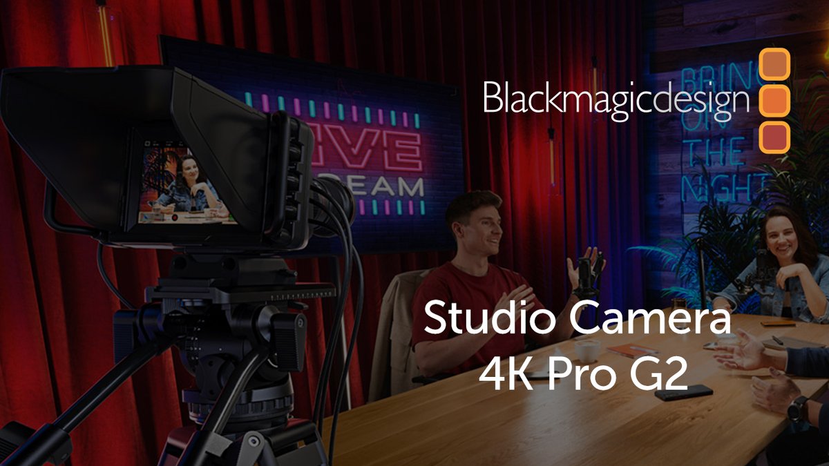 flormartzav's tweet image. Blackmagic Studio Camera 4K Pro G2
flormartz.com/blackmagic-des…
Diseñada para mezcladores SDI profesionales, esta cámara ofrece todas las prestaciones del modelo Plus y además incluye conexiones SDI 12G, Ethernet 10G y XLR para el audio.
#blackmagic #StudioCamera #camera4K