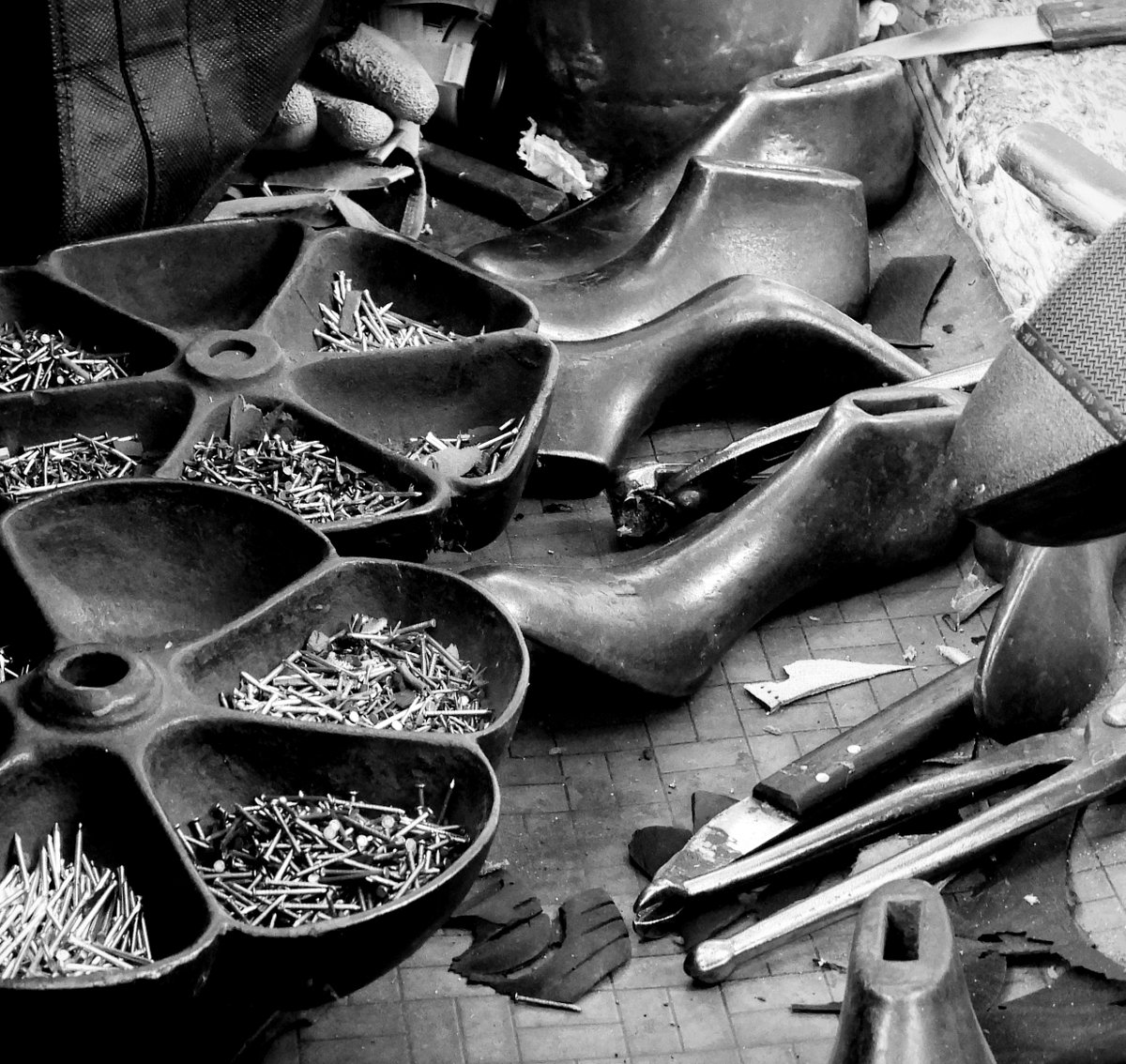 John Cannon from Cannon’s shoe, locksmith and lawn repairs shop where his family has ran the business since 1936 shares his thoughts. Read the conversation and see more photos here: 
crumlinwalkinstownhistory.ie/voice/cannon/