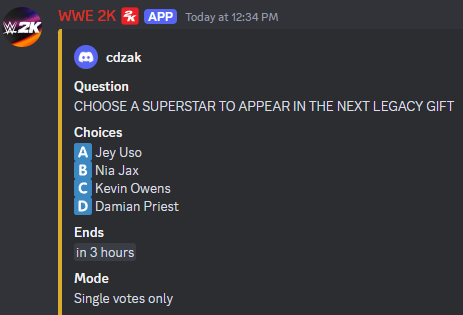 WWE SuperCard tweet media
