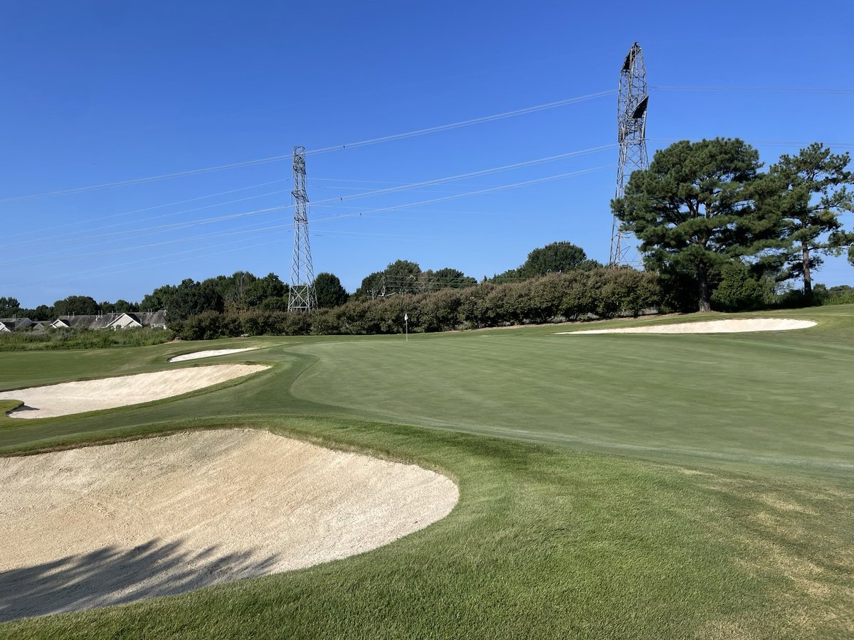 Chris_Kschmidt's tweet photo. Super proud of course conditioning as we approach the end of a very wet summer! The team hammered aerification this week, and we’re all set for a great fall golf season🚜⛳️ https://t.co/hRgUZvu35J