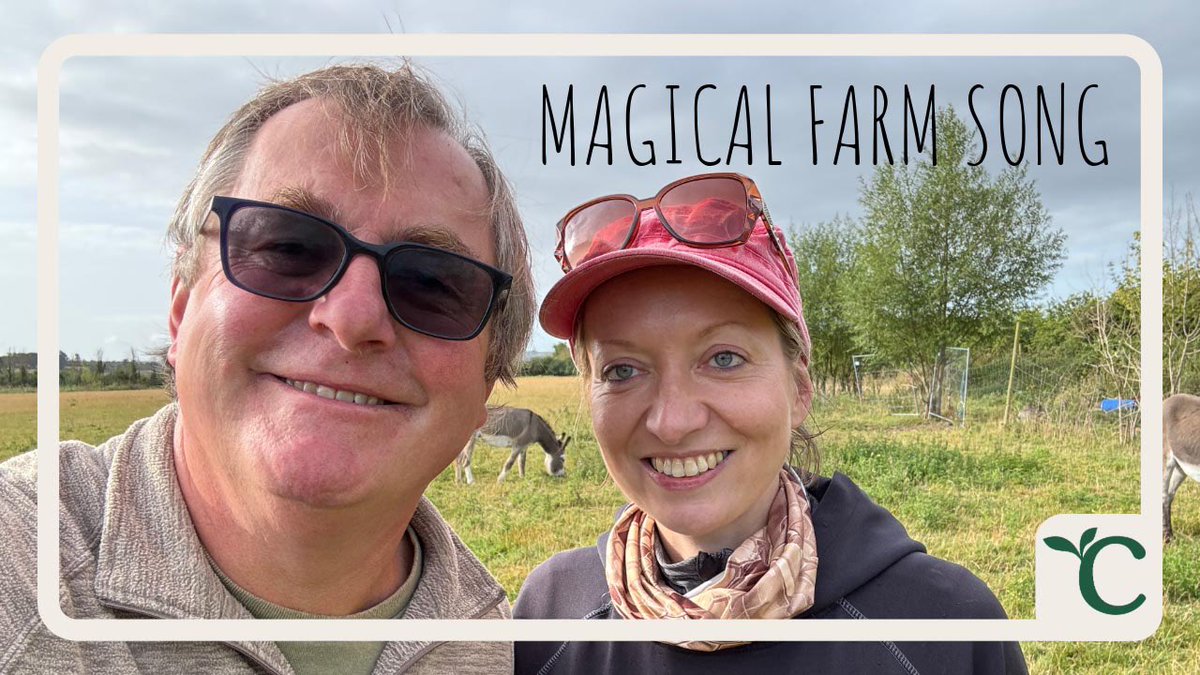 caenhillcc's tweet photo. Magical farm song edited & filmed by Caroline, lyrics by Chris & music by AI #magicalfarm #charityfarm #animalmagic @caro_painter https://t.co/M5CScnJmKC