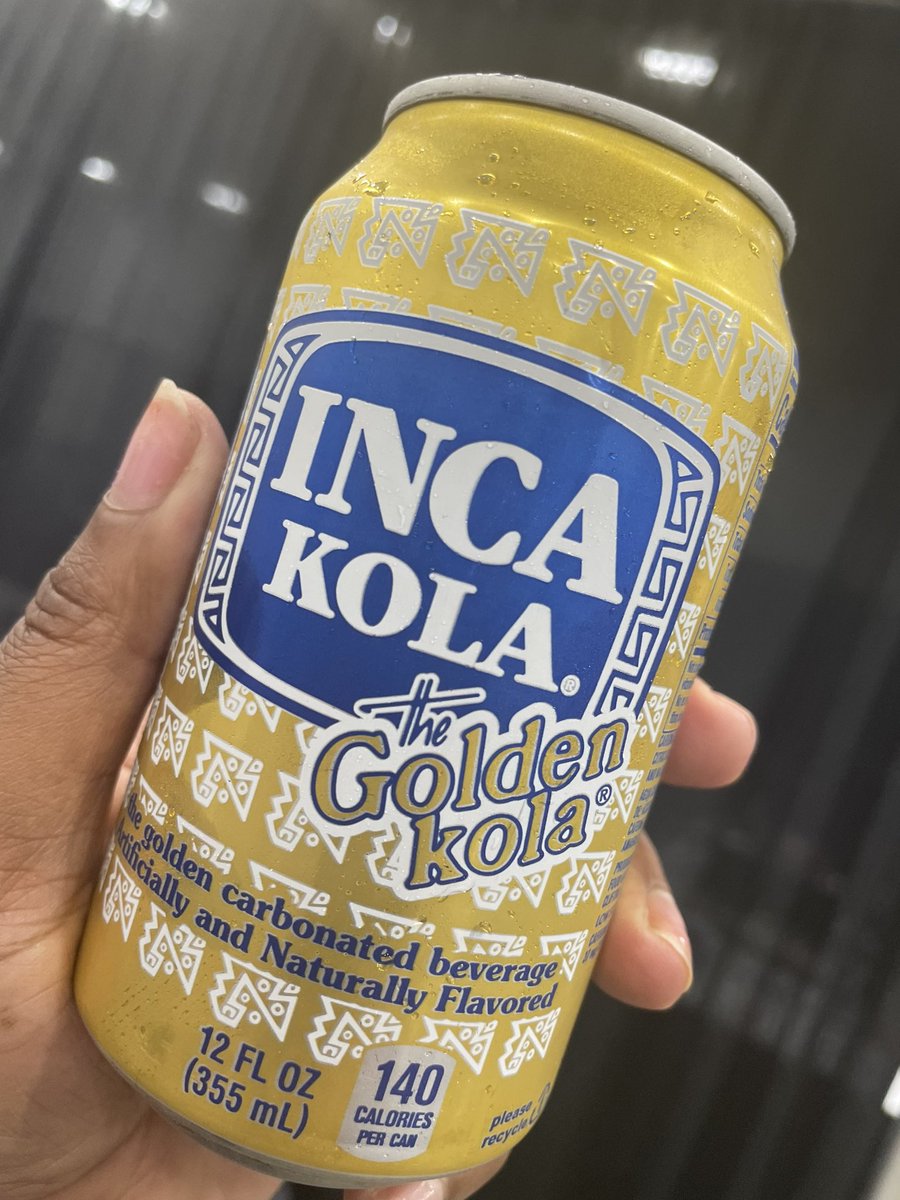 One of my most favorite things from the Hispanic food &amp; beverage expo: this Peruvian cola. I don’t even know how to describe the taste. Freaking fantastic. But it’s not yet available in stores. Only Hispanic restaurants and markets.