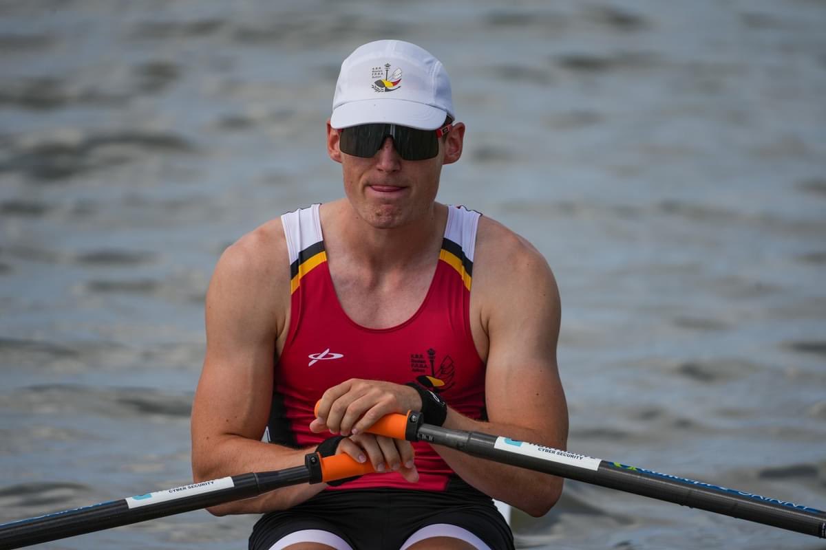 Na het absolute succes van Tim Brys op de Spelen van Paris2024, gooien nu ook Gentenaars Aaron Andries en Mazarine Guilbert hoge ogen op het WK U23 in Canada. Beiden gaan met de 2de tijd in de halve finales naar de A finale in de skiff heren en dames! 🫡

#roeien <a href="/sporza/">sporza</a>