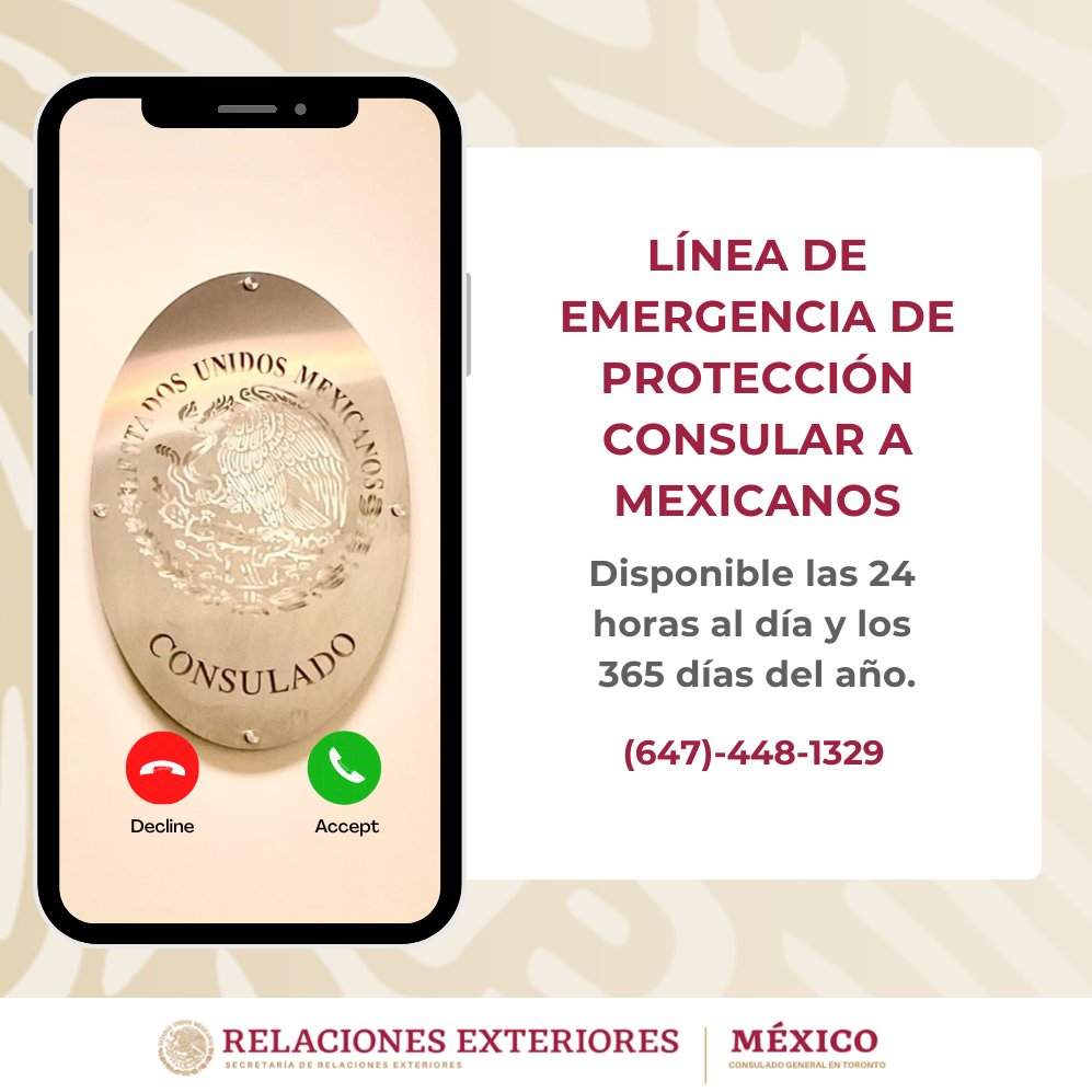 Los trabajadores migrantes de 🇲🇽 en 🇨🇦 tienen derechos! @ConsulmexTor te asiste y protege ante pagos insuficientes, abusos laborales, tiempos de descanso limitados, trabajo no compensado, falta de equipo de protección, retención de documentos y reducciones arbitrarias de jornada.