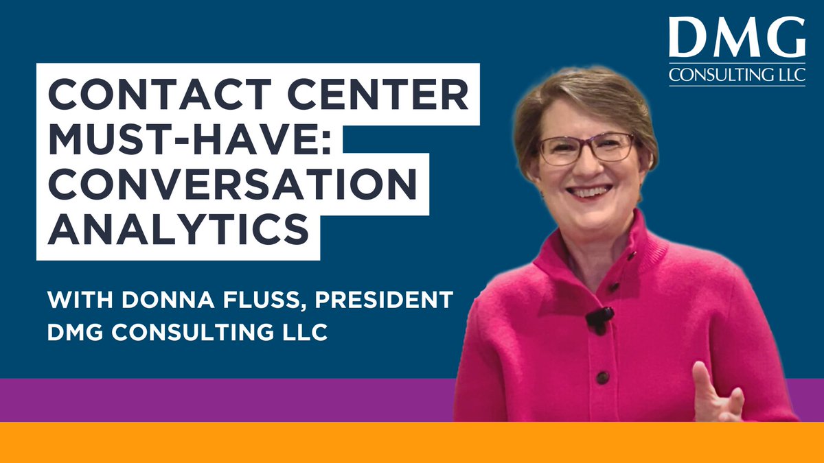 DMGConsultLLC's tweet photo. Conversation Analytics is an absolute must in your contact center.

https://t.co/7UsOcSE7pa

Subscribe to our YouTube Channel for more!

#DMGResearch
#contactcenter
#customerexperience
#customerservice
#conversationanalytics
#GenAI
#AI https://t.co/uHVDUlum82