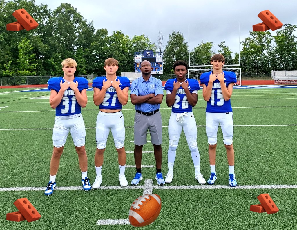 Free Safeties <a href="/DCCfootball/">Detroit Catholic Central Football</a> #WeAreCC #BrickWall