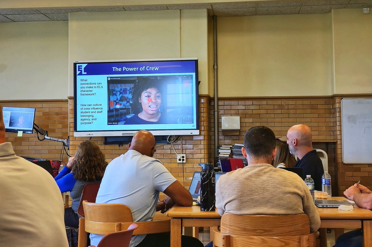 As part of our school reconfiguration, we are investing deeply in a partnership with <a href="/ELeducation/">EL Education</a> - all of our middle school staff members are working today on the Power of Crew! <a href="/RCSDNYS/">Rochester City School District</a>