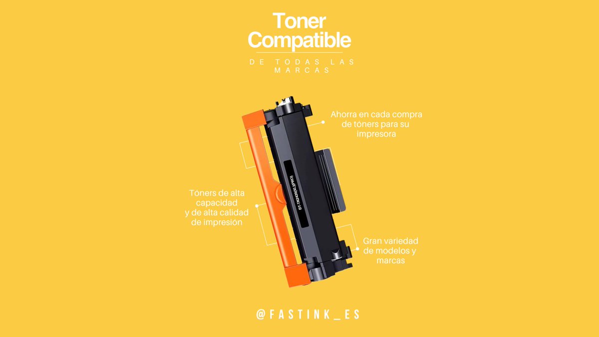 FastInk_es's tweet image. ¡Hola, comunidad de FastInk! 🌟¿Sabías que nuestros tóners compatibles ofrecen la misma calidad que los originales, pero a un precio mucho más accesible? 💸✨ No comprometas el rendimiento de tu impresora y ahorra con nosotros. #EcologíaYEconomía #FastInk #TonerCompatible