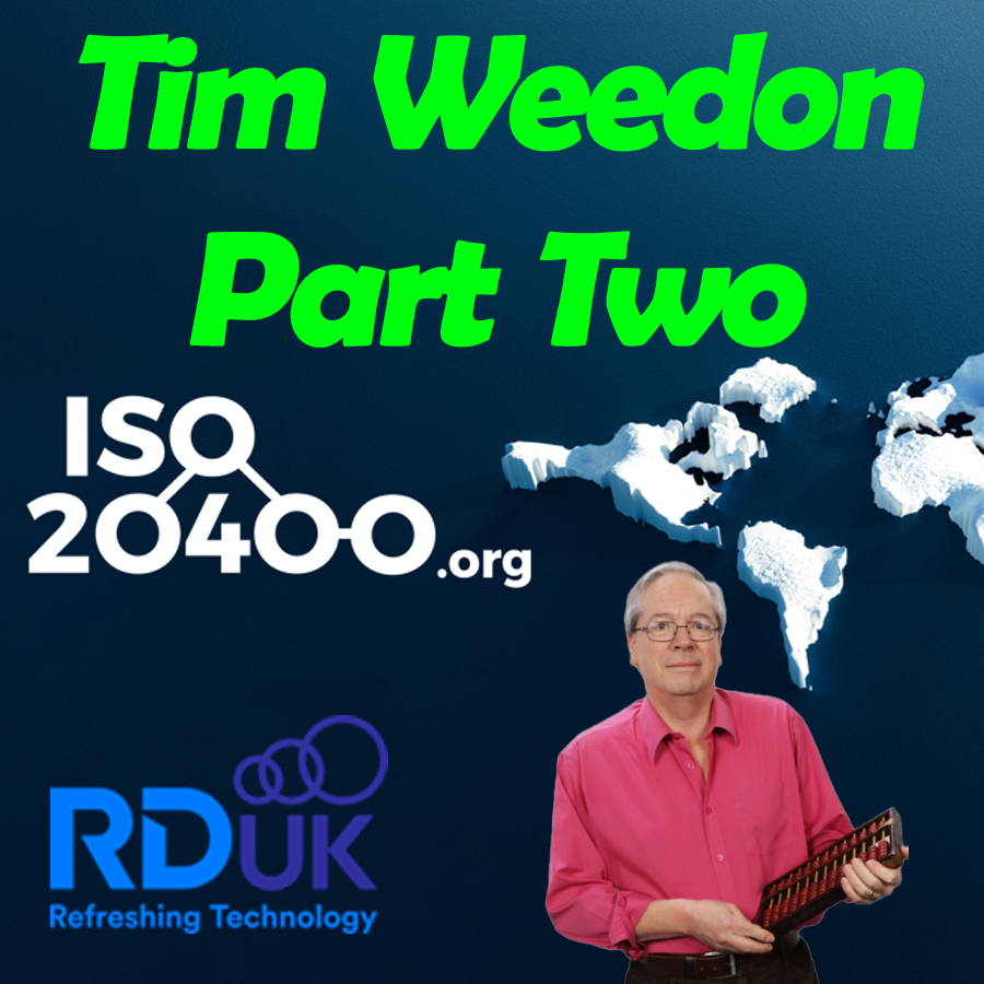 In part 2 of his podcast Tim Weedon talks to Shaun McCarthy OBE about the social value, cost saving and environmental benefits created by remanufacturing computers

iso20400.org/tim-weedon-tal…

Flash news ..... Tim's company has recently been BSI certified in remanufacturing !