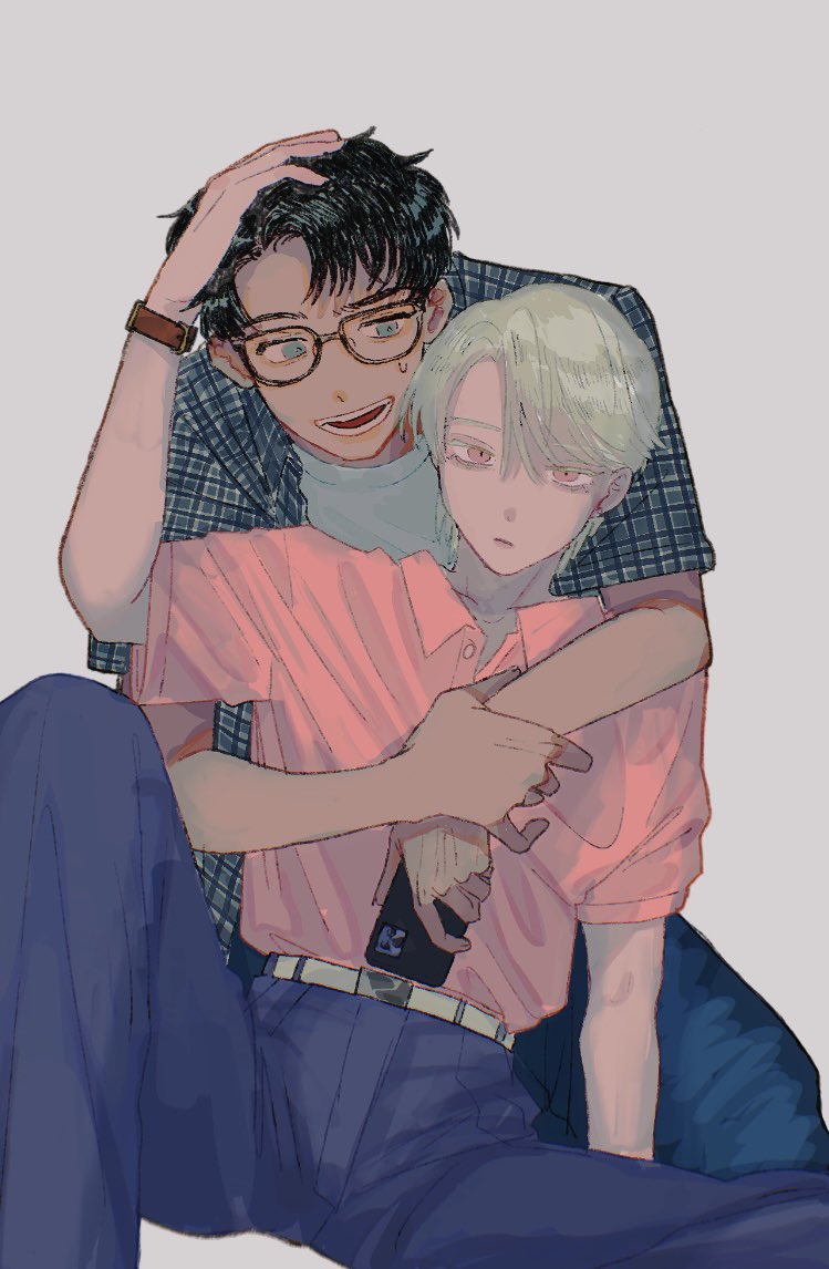 sen03p's tweet photo. 不憫男と美形男の  #oc https://t.co/Cto8yr7XPj