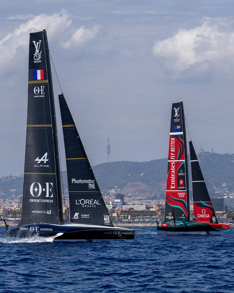 ExploraJourneys's tweet image. Ready, set, sail! The world’s most thrilling race is here, and as a global partner of the 37th America's Cup, we’re on board for every moment. 

Wishing all the teams the best of luck tomorrow as they chase victory across the waves. Here’s to an unforgettable competition!