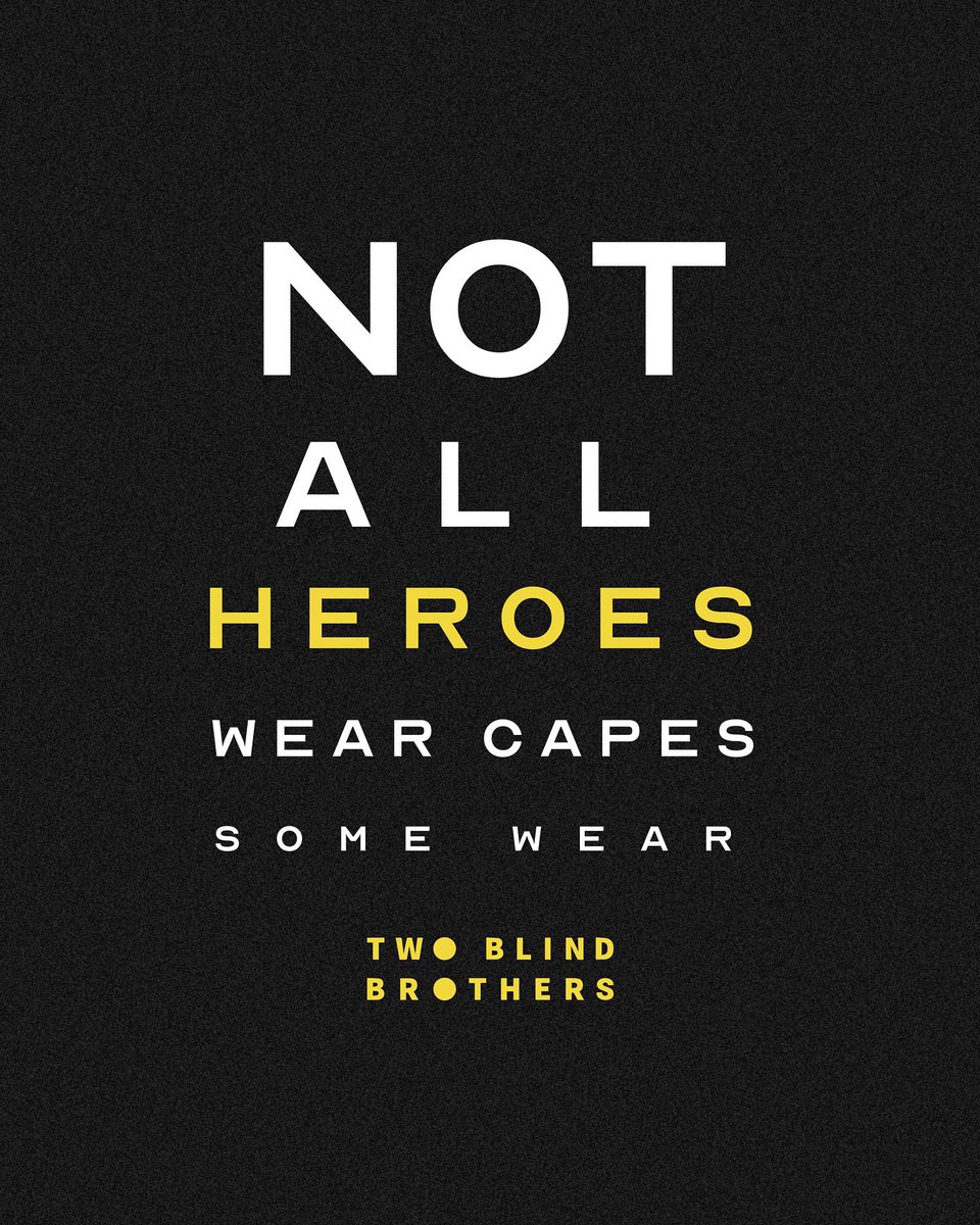 Not all heroes wear capes. Some wear @twoblindbrothers apparel and accessories!

l8r.it/c8WE

Whether you’re a longtime hero of 2BB or just being introduced to us.. we want to give you the biggest high five!