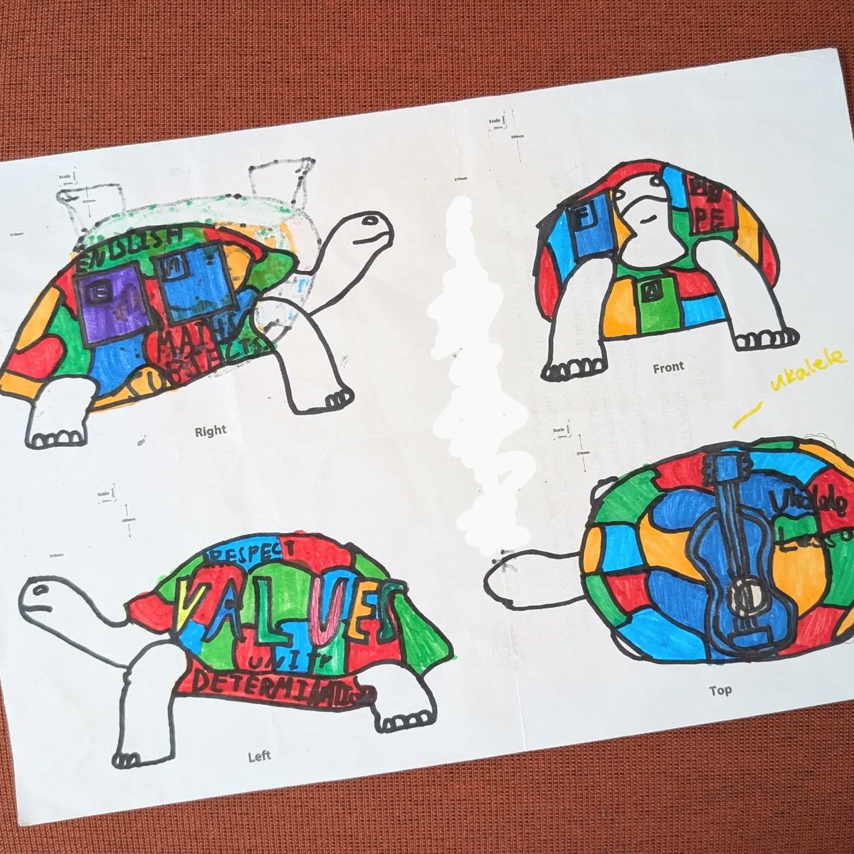 neurospicy_mama's tweet image. Our entry for @ShortTailTrail, 'Trust' with a proud member of the design team 🫶🏼

So special to bring together the children's ideas into one vibrant celebration of the values, highlights, and memories of @pioneer_trust, in aid of @KeechHospice

#valuesbasededucation